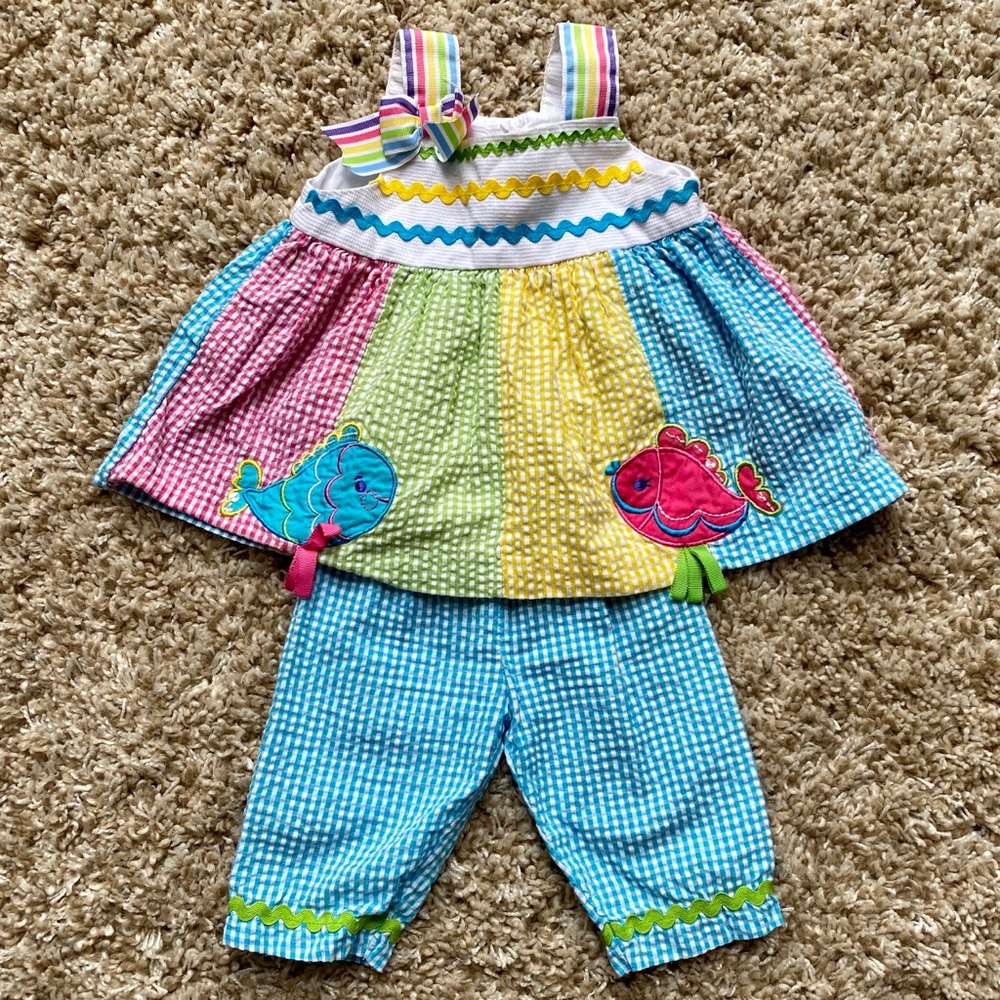 Rare Editions Girls 18M Outfit